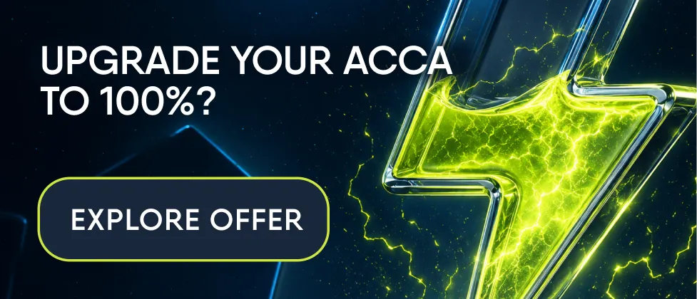 Upgrade your acca to 100%? - banner